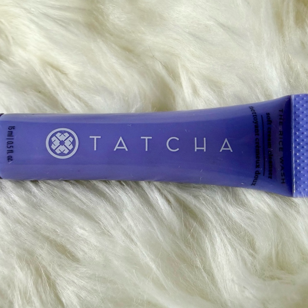 New Tatcha The Rice Wash Mini Soft Cream Cleanser